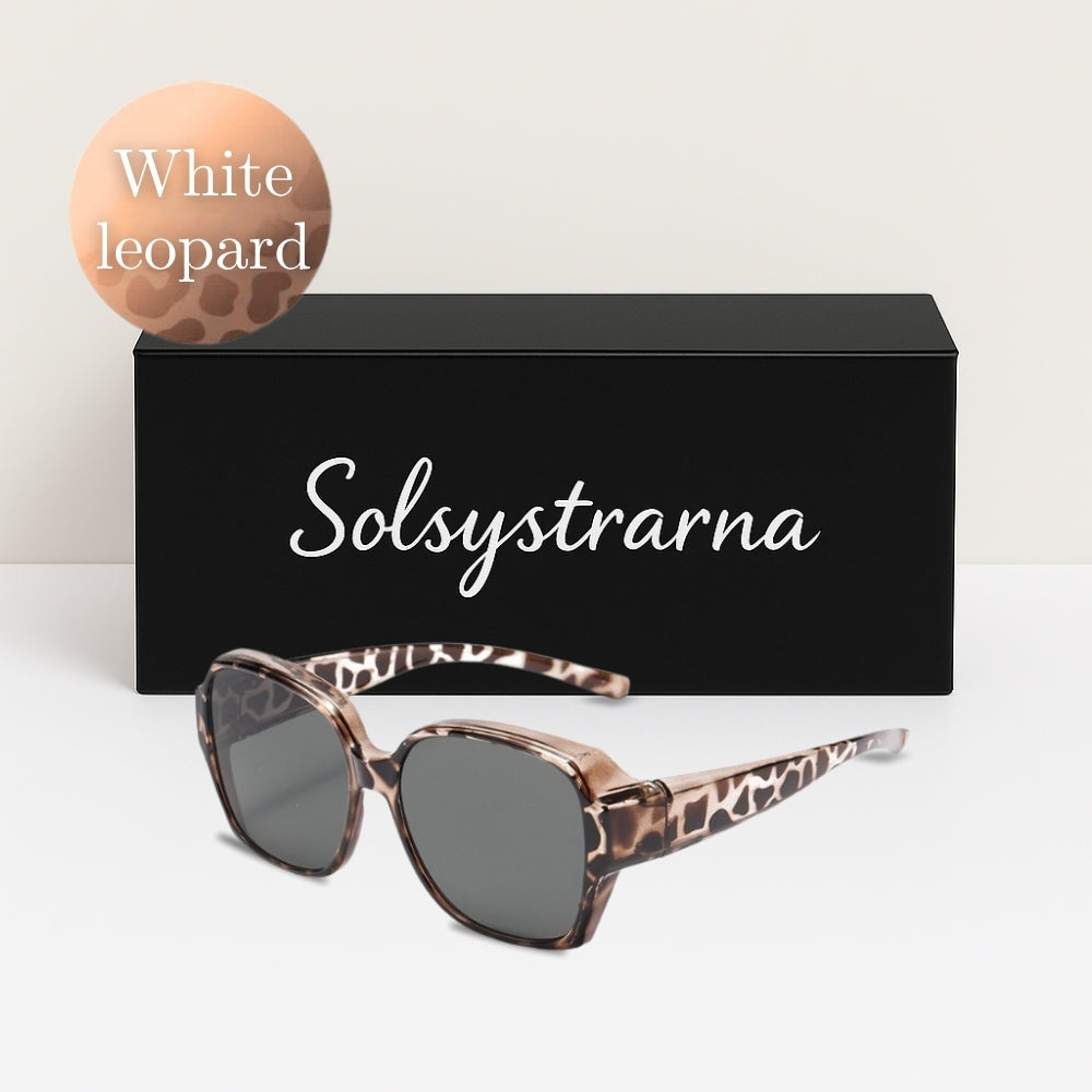 Solsystrarna - Solskydd för dina glasögon