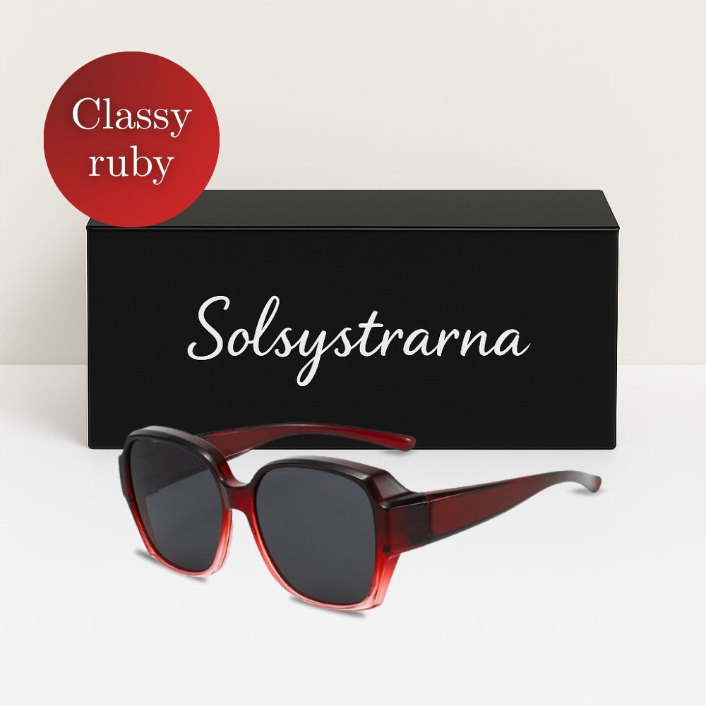 Solsystrarna - Solskydd för dina glasögon