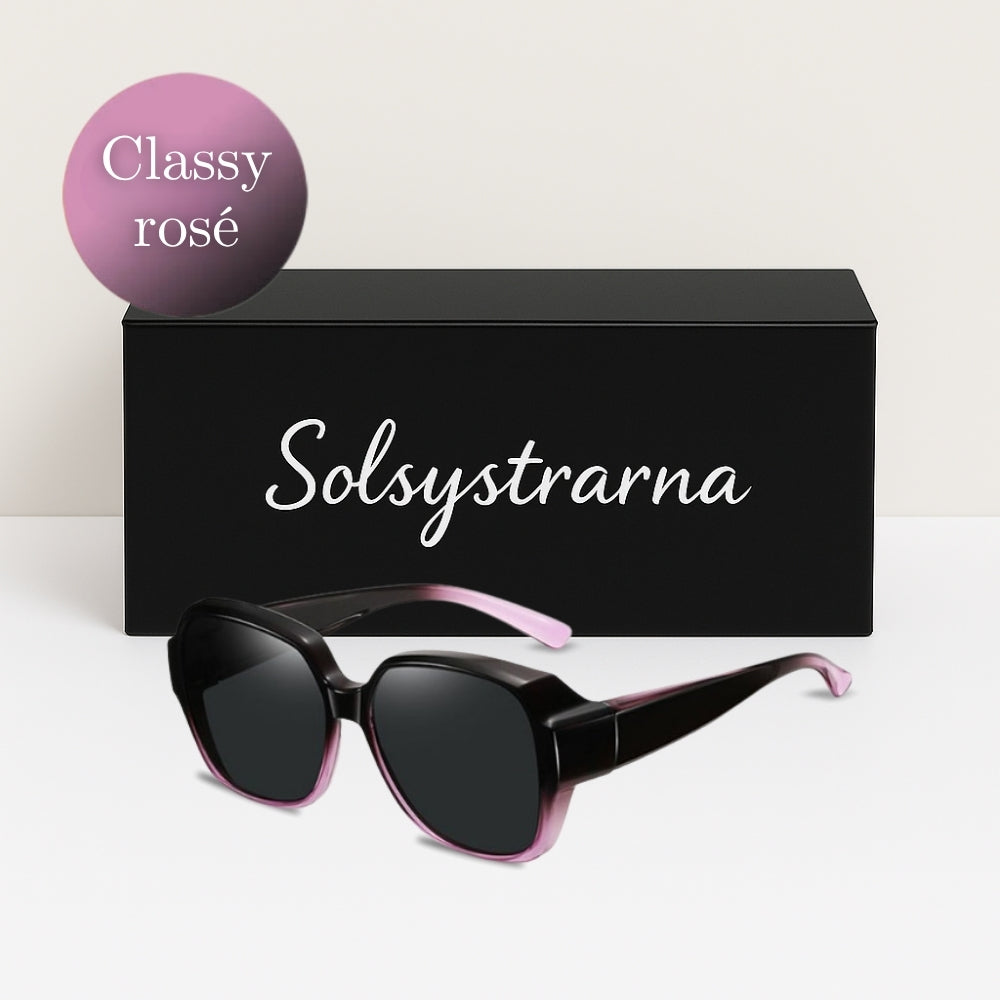 Solsystrarna - Solskydd för dina glasögon
