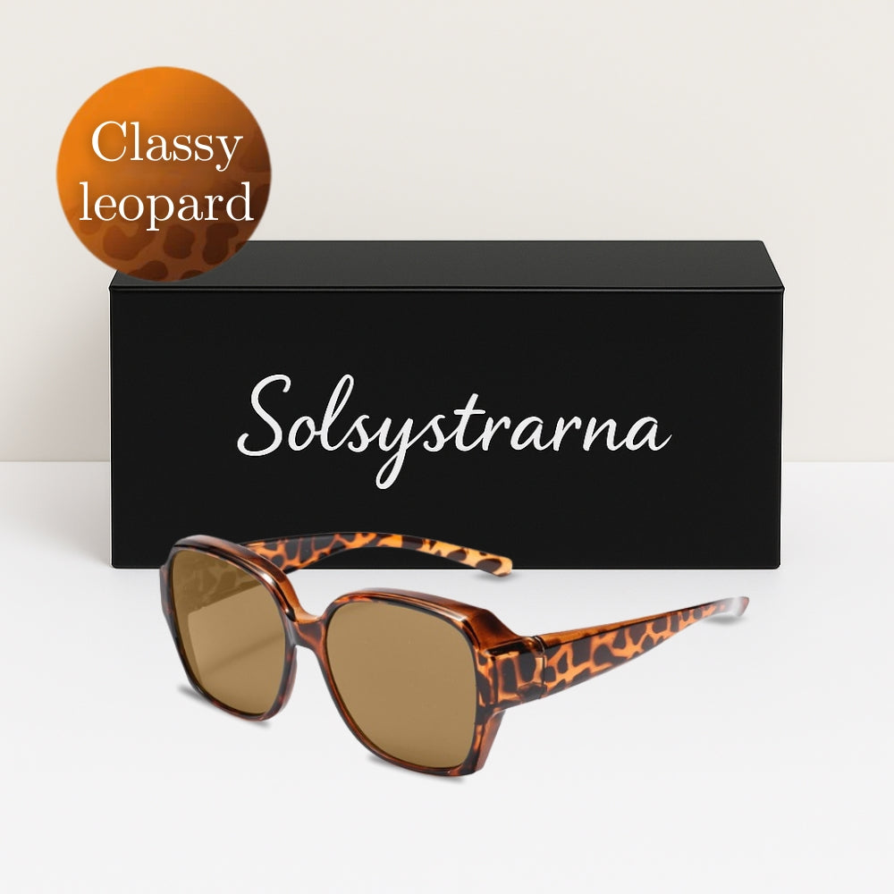 Solsystrarna - Solskydd för dina glasögon